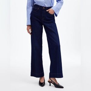NWT Madewell Superwide-Leg Jeans, Cheshire wash size 26